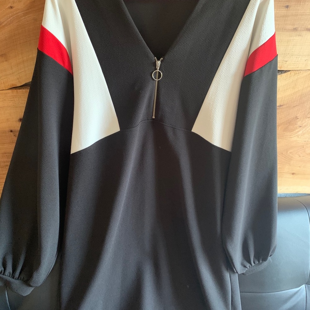Zara long-sleeve dress